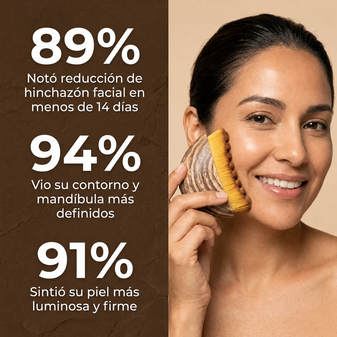 Cepillo Facial Para Masajes de Drenaje Linfatico